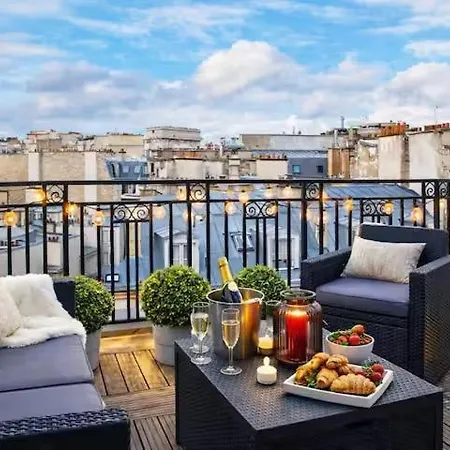 Luxurious Chic 130 M Terrace Champs-elysees شقة *